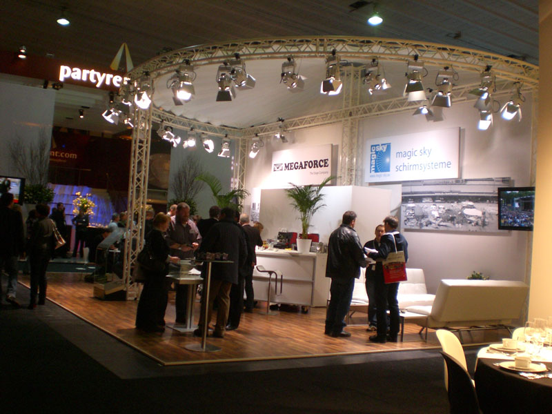 Zur News: dlp-motive konzipierte Messestand