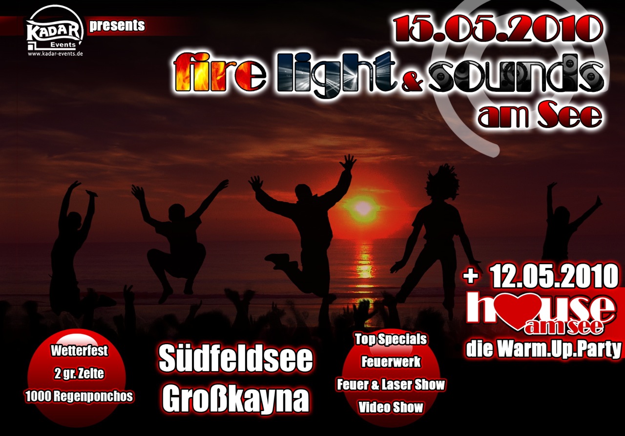 Zur News: FIRE, LIGHT & SOUNDS am Südfeldsee
