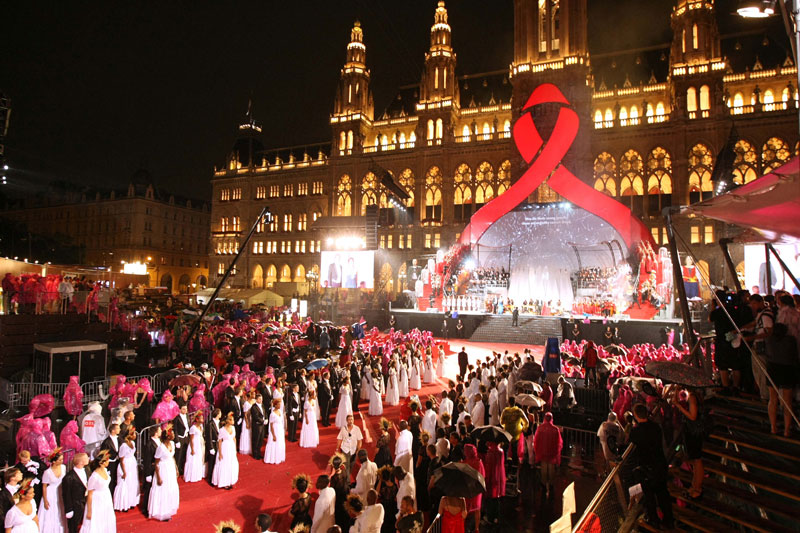 Zur News: Bühnenbau-Konzept für Life Ball 2010