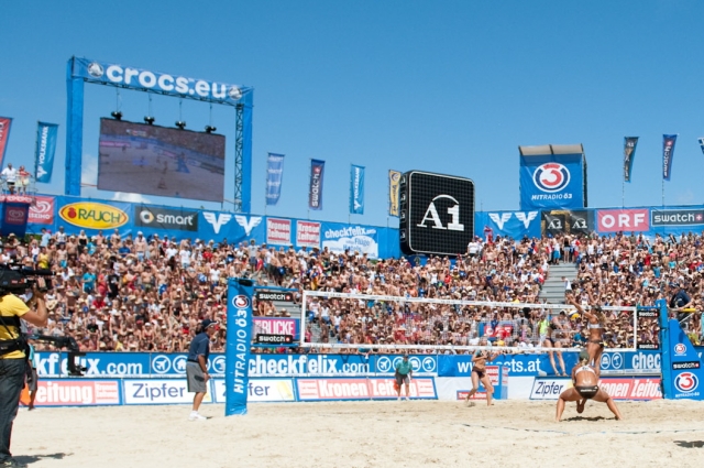 Zur News: 4 Videowalls für int. Beachvolleyball Grand Slam