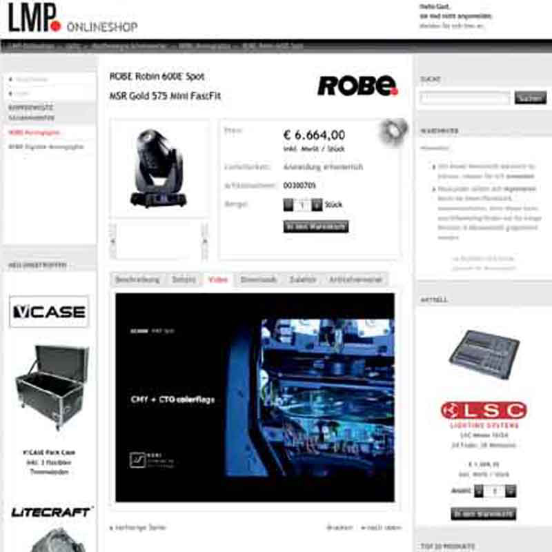 Zur News: LMP Onlineshop 2.0