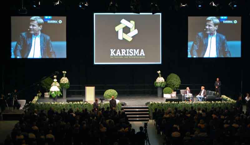 Zur News: KARISMA KONGRESS 2010 mit b&b eventtechnik