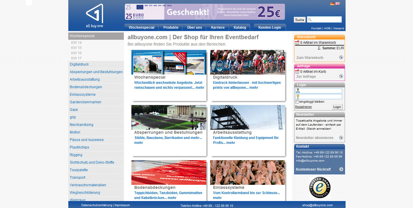 Zur News: www.allbuyone.com mit Sicherheits-Zertifikat