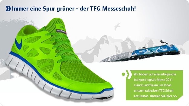 Zur News: Immer eine Spur grüner – TFG Messeschuh