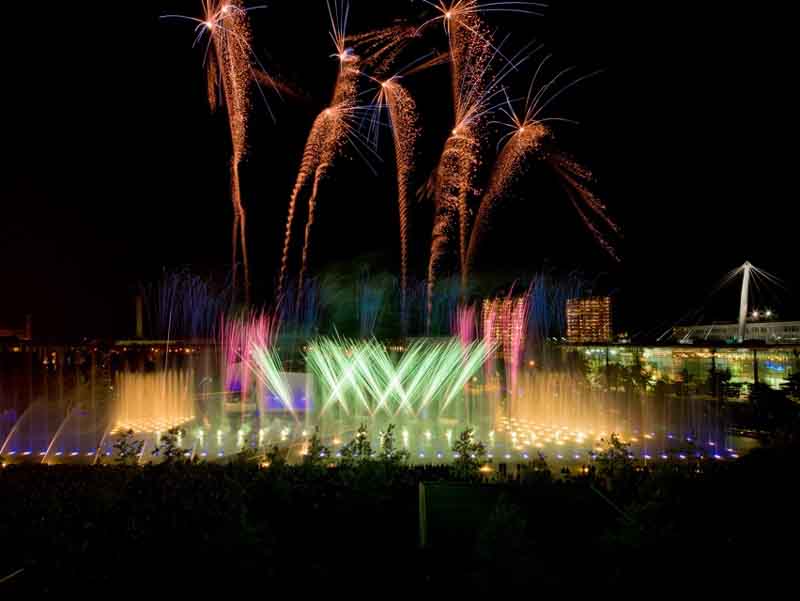Zur News: Spezialeffekte zu Wassershows in der Autostadt