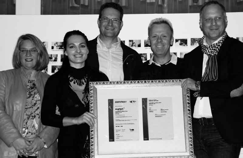 Zur News: marbet erhält ISO 9001 Zertifizierung