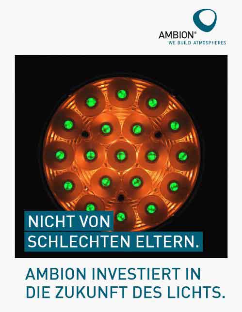 Zur News: AMBION investiert in die Zukunft des Lichts