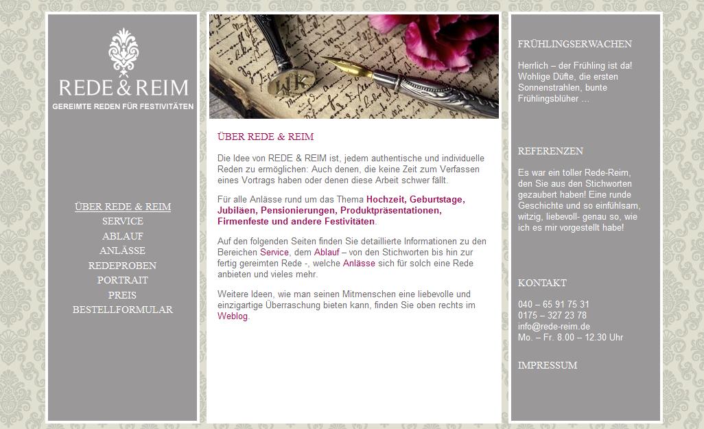 Zur News: Rede & Reim – gereimte Reden für Events