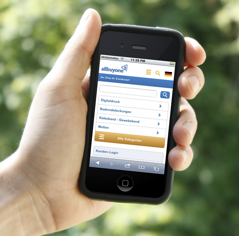 Zur News: allbuyone führt mobilen Online-Shop ein