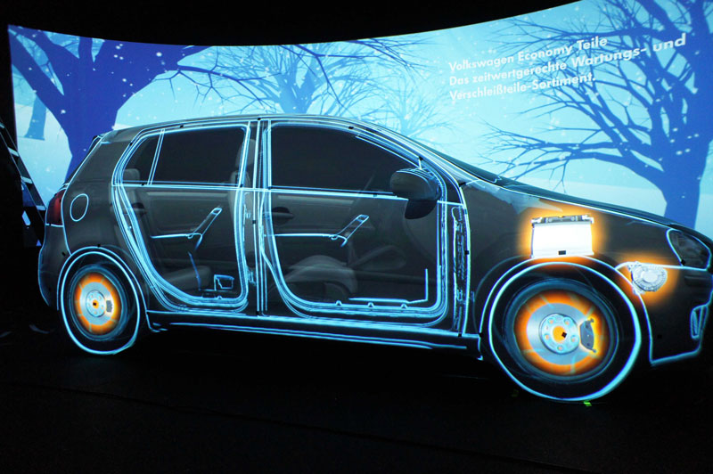 Zur News: AMBION entwickelte 3D Mapping für Volkswagen