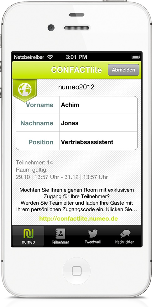 Zur News: numeo entwickelt Testversion von CONFACT