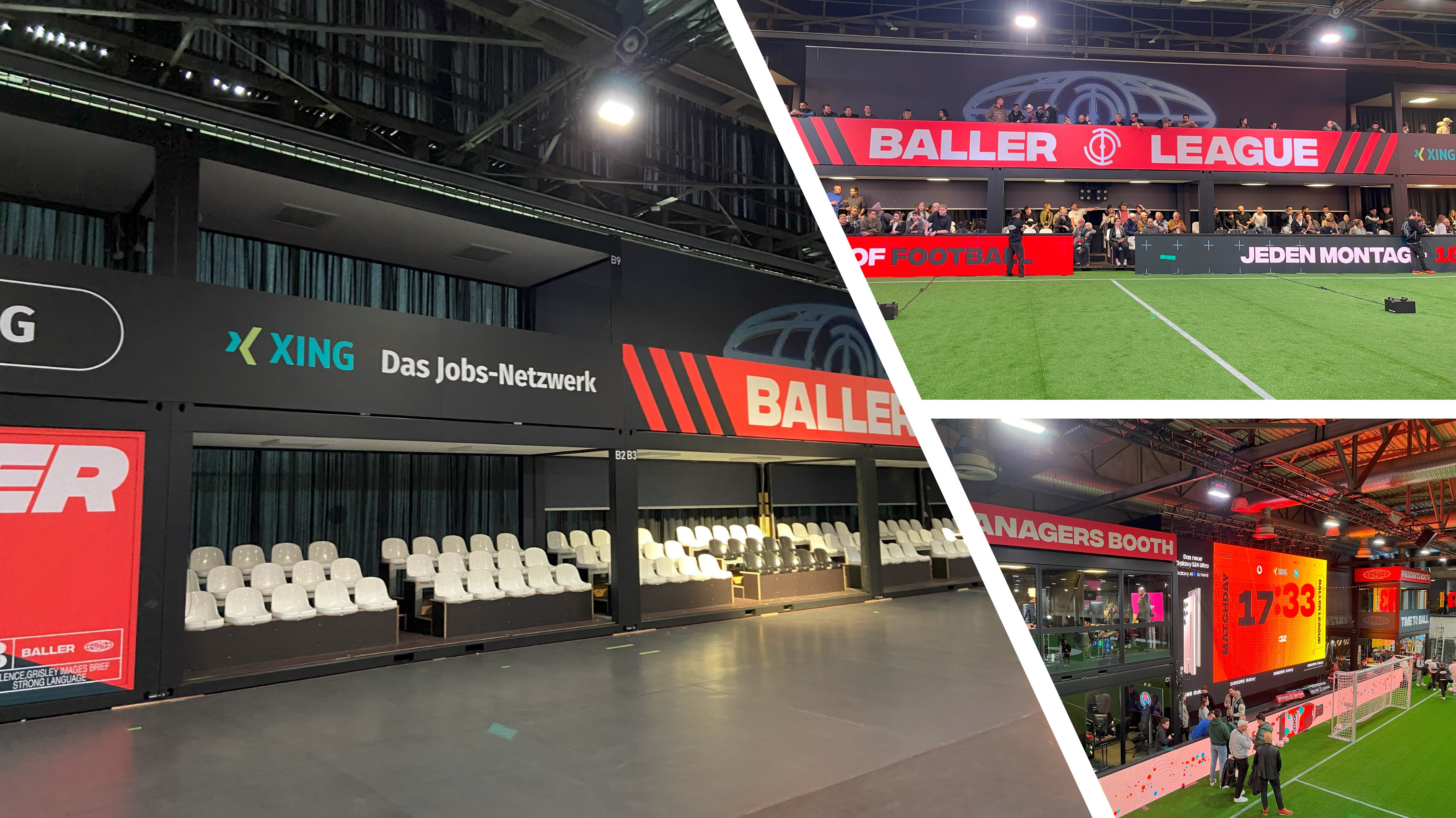 Zur News: PPGroup baut Tribünencontainer und Studio-Boxen bei der Baller League
