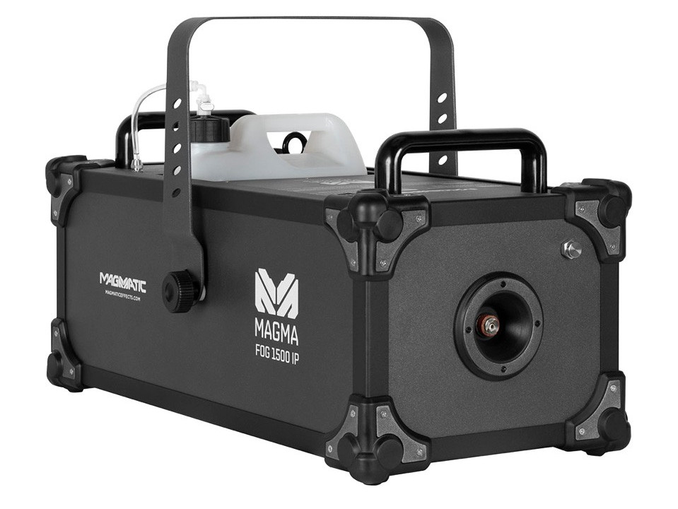 Zur News: MAGMATIC Magma Fog 1500 IP: Wetterfeste 1.500 Watt Nebelmaschine auf Wasserbasis jetzt lieferbar