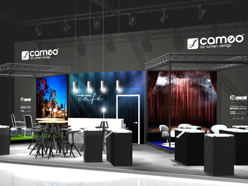 Zur News: Adam Hall Group mit Cameo, LD Systems und Gravity auf der Prolight + Sound 2022