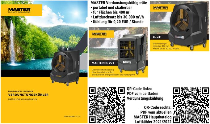 Zur News: Portable Luftkühlgeräte für Zelte und den Open-Air-Bereich von Dantherm 