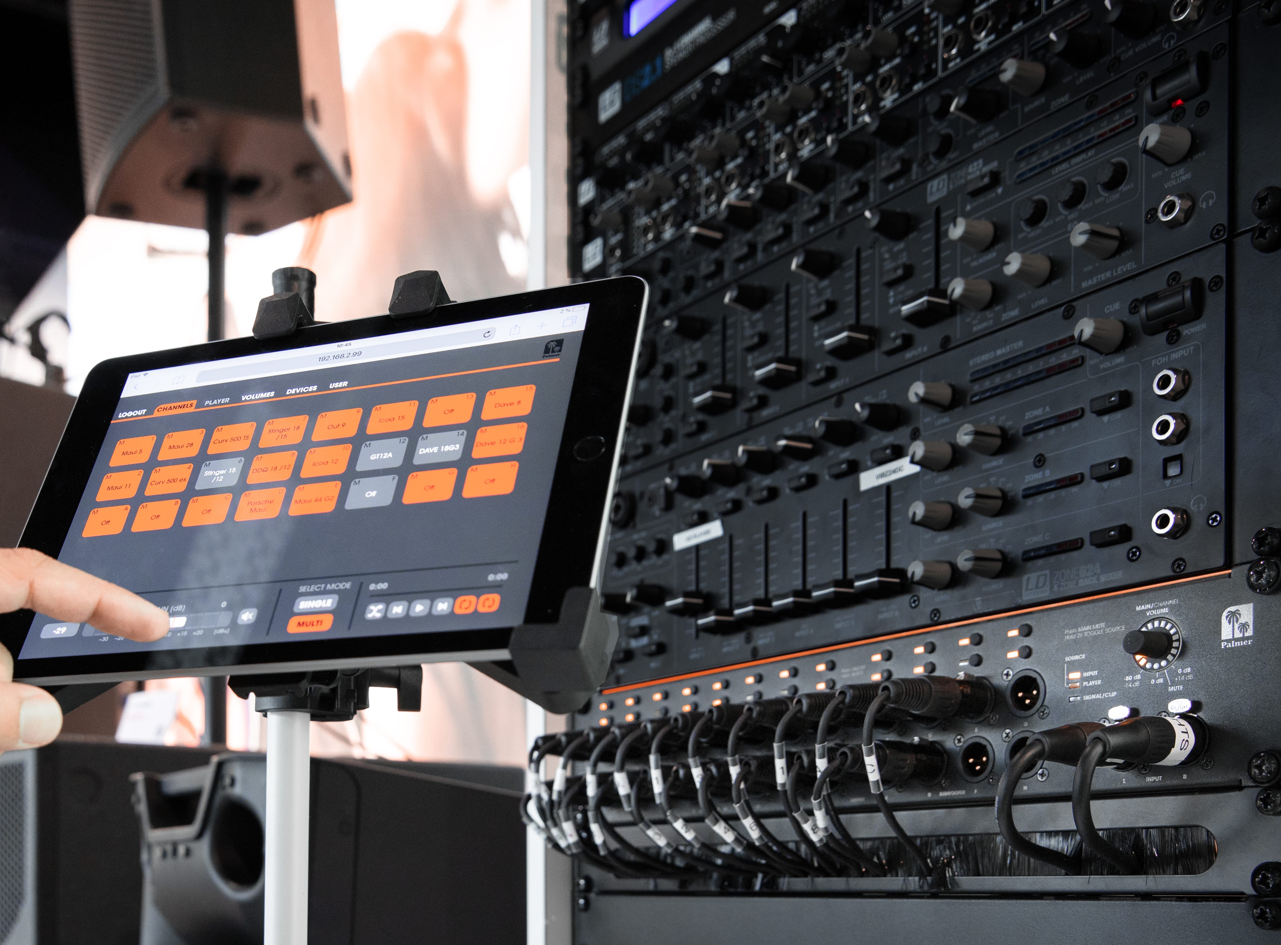 Zur News: Palmer präsentiert Grand Audition MKII – 24-Kanal-Umschalter ab sofort verfügbar