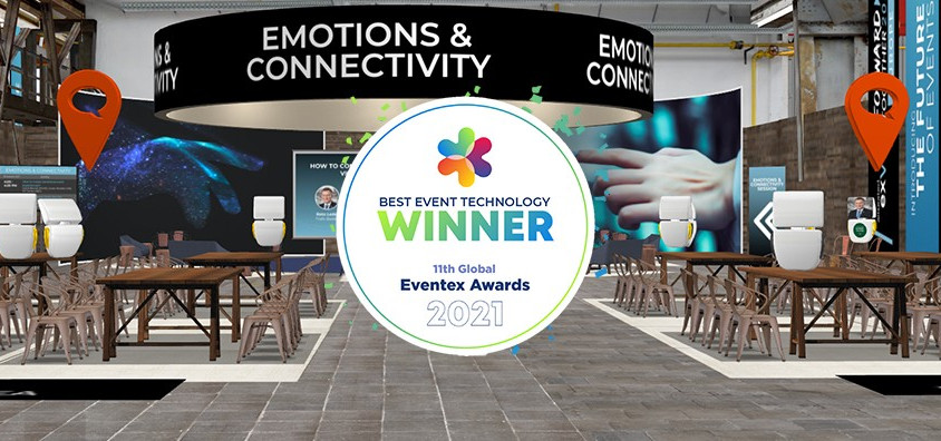 Zur News: Die Virtual Event Plattform Allseated EXVO ist Gold Winner für Best Event Technology 2021