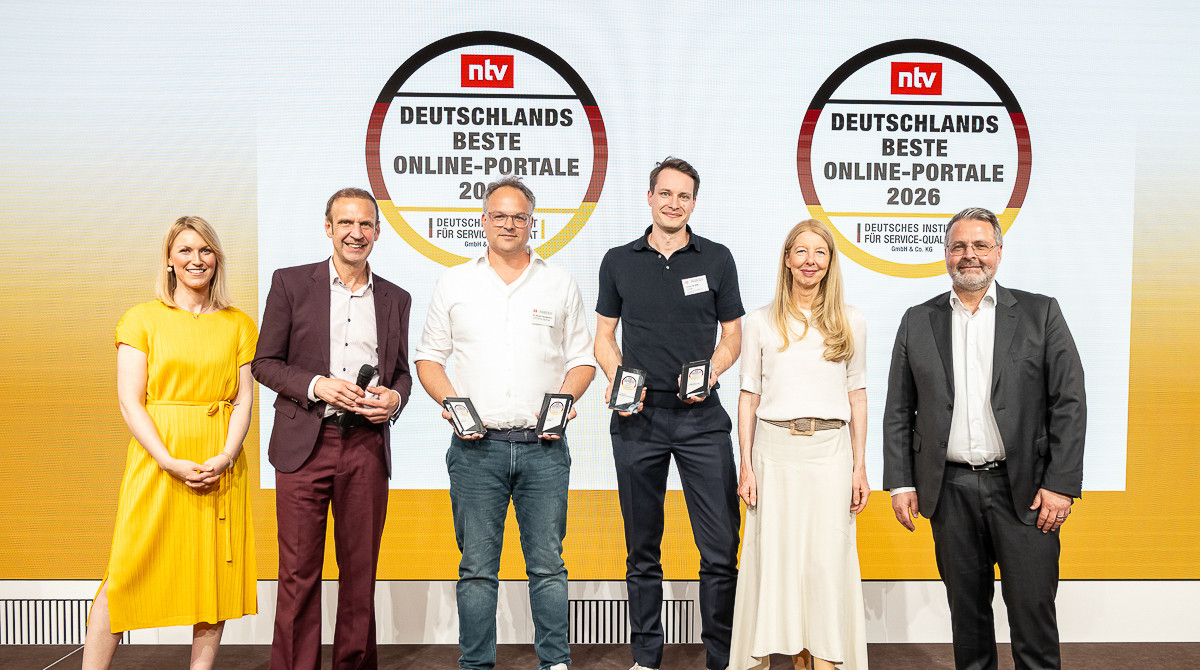 Zur News: eventbook.com und eventlocations.com als „Deutschlands Beste Online-Portale 2026“ ausgezeichnet