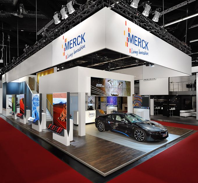 Zur News: Auf den Punkt: AMECKO realisiert neuen Merck-Stand