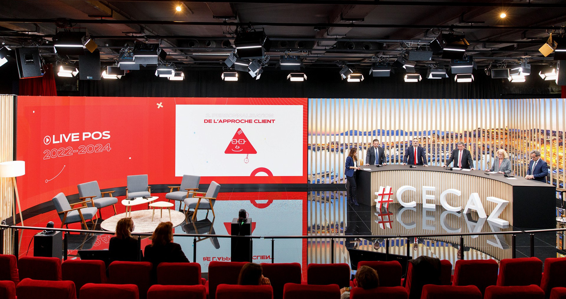 Zur News: Variable Eventformate auf Broadcast-Niveau im Palais des Festivals in Cannes