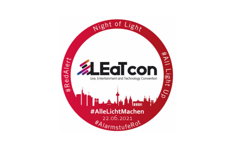 Zur News: LEaT con veranstaltet Talks und beleuchtet Skywalk der Hamburg Messe zur Night of Light 2021