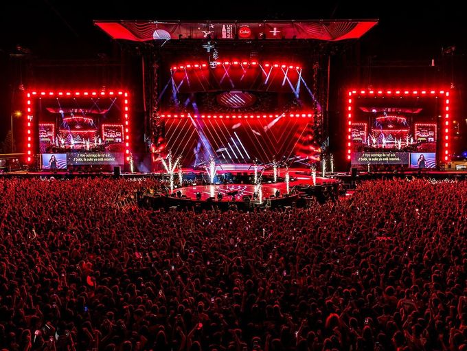 Zur News: Coca-Cola Music Experience in Madrid mit über 300 GLP-Scheinwerfern