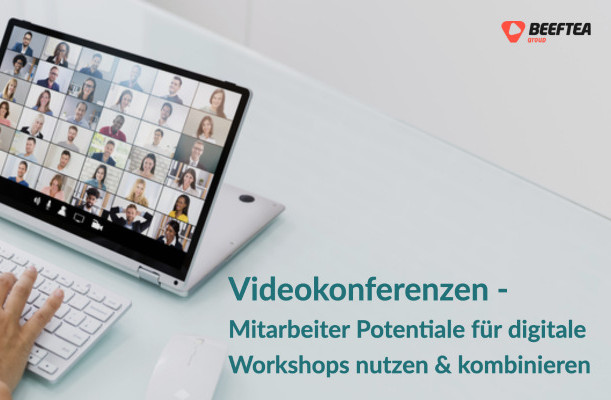 Zur News: Videokonferenzen mit digitalen Workshops kombinieren und Mitarbeiter Potentiale nutzen – So geht's